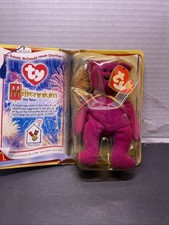 Ty Millennium Bear 1999 Beanie Baby with Tags Mint Condition