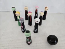 Bowling Zombies Wooden Table Top Game Front Porch Classics FREE SHIPPING