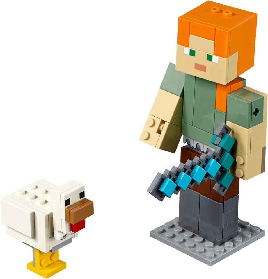 LEGO 21149 Minecraft - Alex et son poulet - Neuf, scellé (boîte abîmée) - Photo 3/4