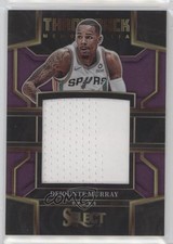 2022 Panini Select Throwback Memorabilia Purple Prizm 1/99 Dejounte Murray 11r1