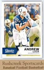 2016 Panini Classics #84 Andrew Luck Blue Back