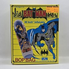 1989 Batman 48" Inflatable Bop Bag Largo New In Box