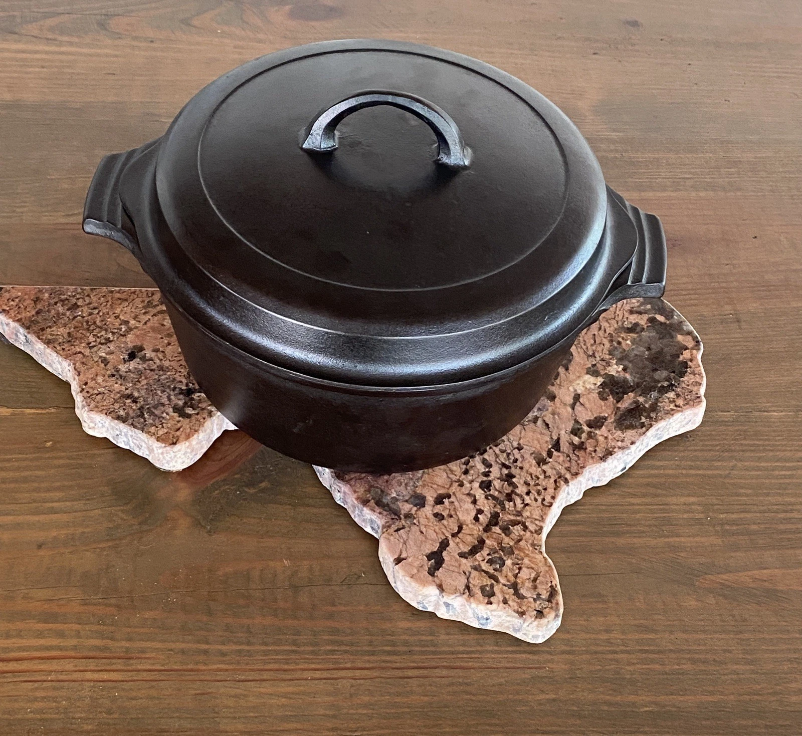 Rare Vintage Griswold No 8 Cast Iron Dutch Oven Hinged Lid Erie PA 2568 Sm Logo