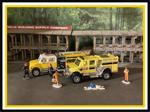2007/13 _MATCHBOX / MBX_ INTERNATIONAL WORKSTAR _ BRUSH FIRE TRUCK / COUNTY RSQ