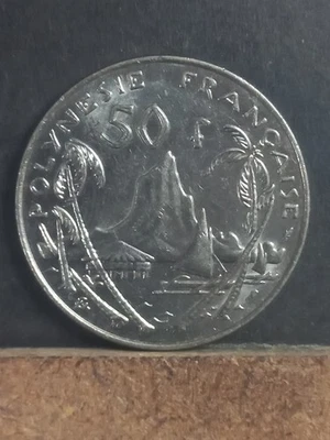 Pièce De Monnaie Polynésie Française 50Francs 1988...3244.4 - Photo 1/2