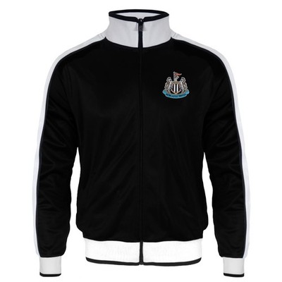 Newcastle United Herren Jacke Track Top Retro OFFIZIELLES Fußball Geschenk