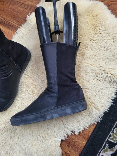 Women Arche Boots Black Suede 40