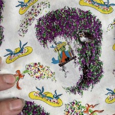 Fabric 4’ By 44” Frog Hats Cotton Troy Corp Riverwoods