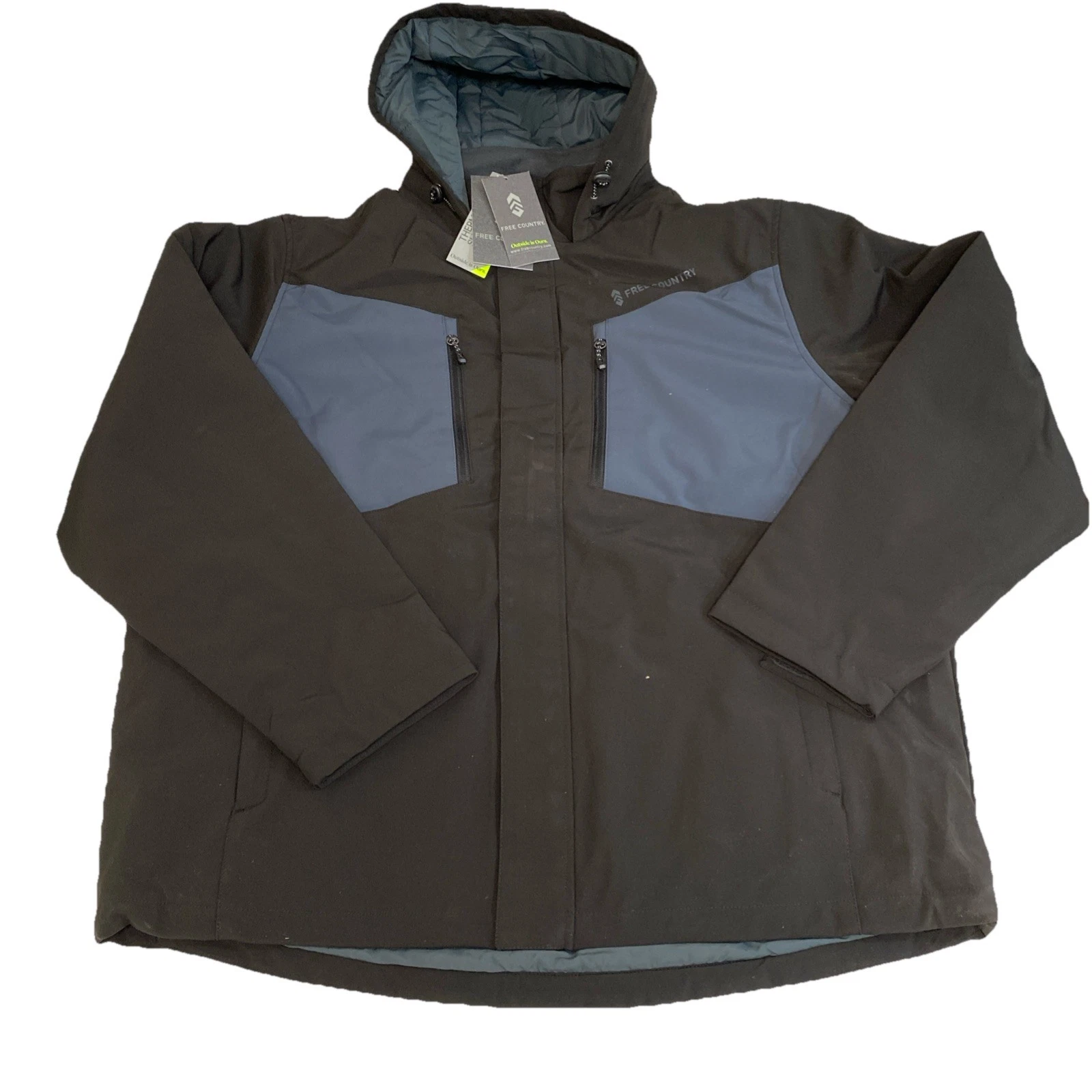 Free Country Men's Thermo Softshell Mid Weight Jacket XXL