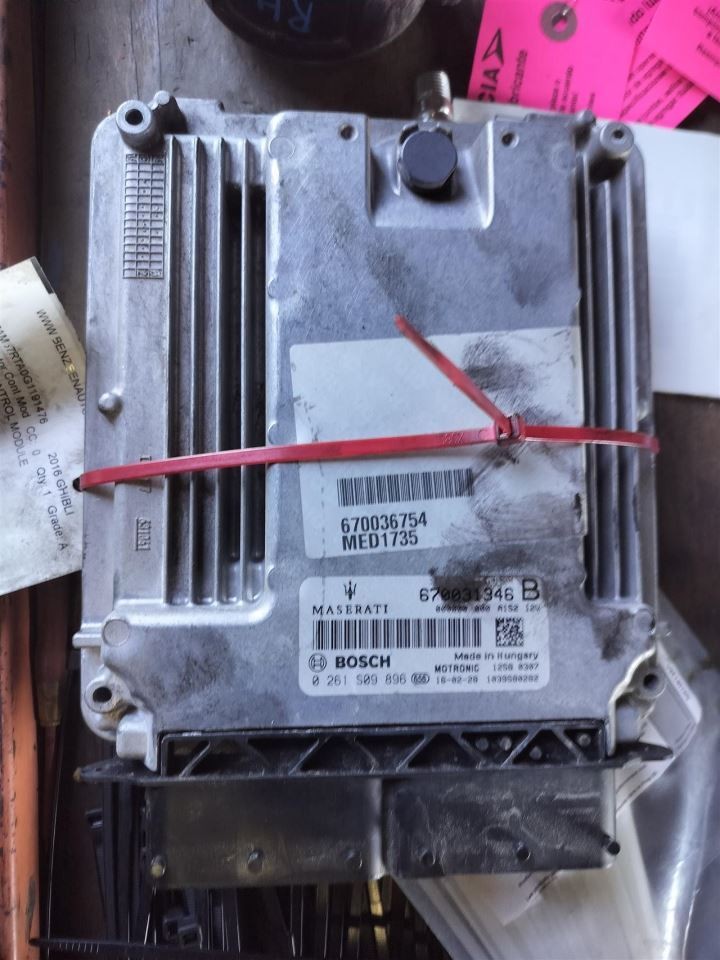 ENGINE CONTROL MODULE OEM 2016 MASERATI GHIBLI 1YR WRNTY