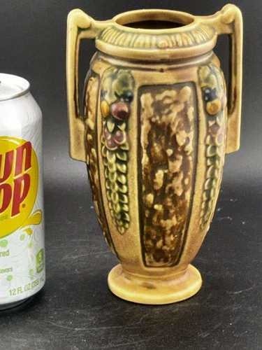 Roseville Florentine Brown 1924 7” Vase