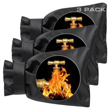 Winter Outdoor Faucet Covers 3 Pack Insulated Waterproof Spigot Protectors