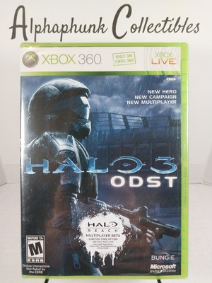 Halo 3 ODST (Xbox 360, 2009) *BRAND NEW SEALED* w/ Halo Reach Beta Sticker