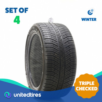 Set of (4) Used 295/40R20 Michelin Pilot Alpin 5 SUV NO 106V - 7.5-8/32