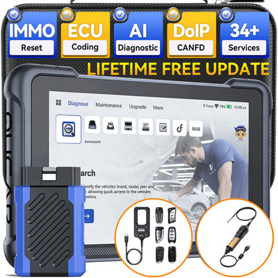 MUCAR 892BT Key Fob Programmer AI-Assist Diagnostic Tool ECU Coding OBD2 Scanner