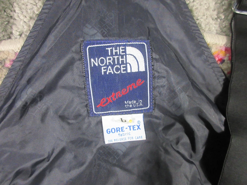 Pantalones de esquí vintage The North Face Extreme con tirantes para hombre grandes negros Gore-Tex EE. UU. Foto 3 de 4