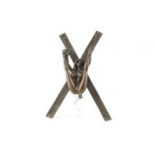 Erotische Bronzefigur, weiblicher Akt, Erotikfigur, Sinnlichkeit