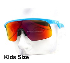Oakley Youth Fit Sunglasses OJ9010-0523 Resistor XS Blue Ruby Mirror Kids Size