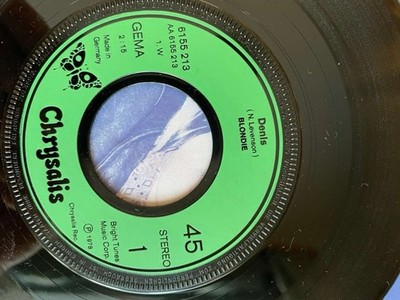 Blondie - Denis - Bermuda Triangle Blues 1978 Vinyl Single 7 Nur die Single