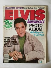 Vintage 1978 ELVIS PRESLEY ANNIVERSARY PHOTO ALBUM MAGAZINE Collector's Edition