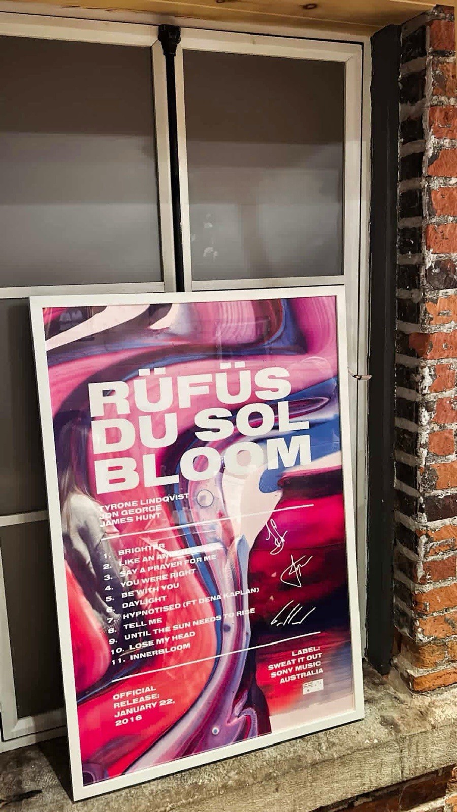 Poster Rufus Du Sol Bloom