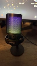Coconise USB RGB Microphone Gaming Podcast Streaming Mic A1