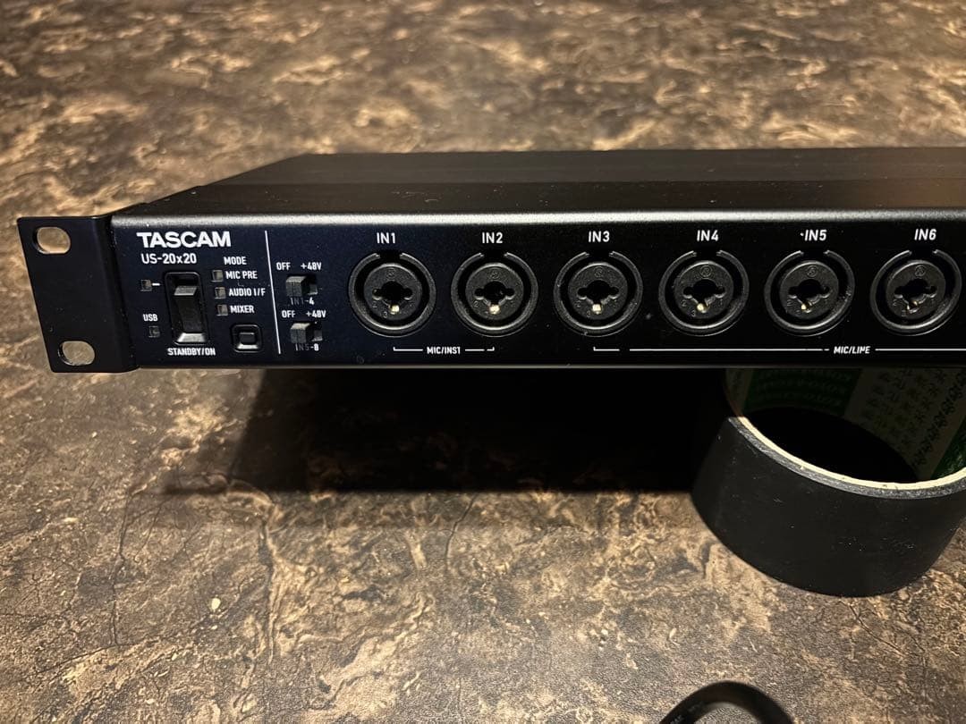 Y*！様 TASCAM US-20x20 タスカム 8ch オーディオインターフ TASCAM US-20x20 USB Audio Interface 8ch HDDA Mic Preamps 20 In 20