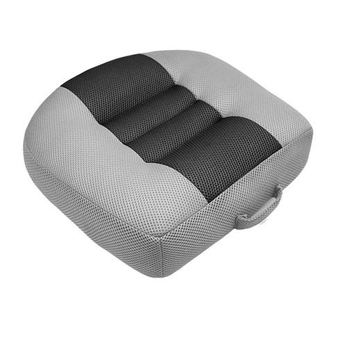 Erwachsenen-Sitzkissen Für Stühle & Autositze – 40x40x12 Cm, Grau, Atmungsaktiv & Tragbar