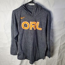 Nike Hoodie Men's M Heather Black Marled T-Shirt Orlando Magic City Edition