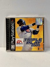 EA Sports Triple Play 2000 Sony PlayStation 1999 Used Rated E MLB Baseball