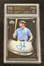 Josh Lowe 2022 Topps Chrome Black Graded On-Card Auto RC * FCG GEM 10 Auto 10