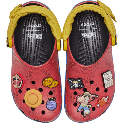Crocs for Kids One Piece Luffy Classic Clog+8 Jibbitz Charms J2
