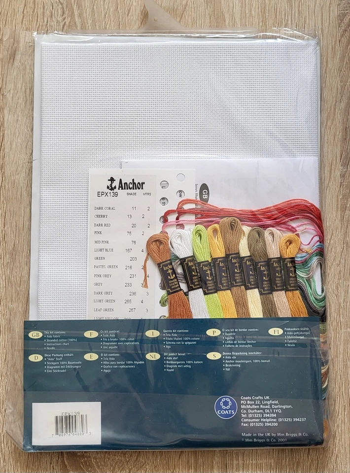 Anchor Fleur De Lis The Olive Tree Counted Cross Stitch Kit - Image 3 of 3