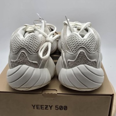 Adidas Yeezy 500 Shoes Mens Size 10 White Bone Low Top Mesh