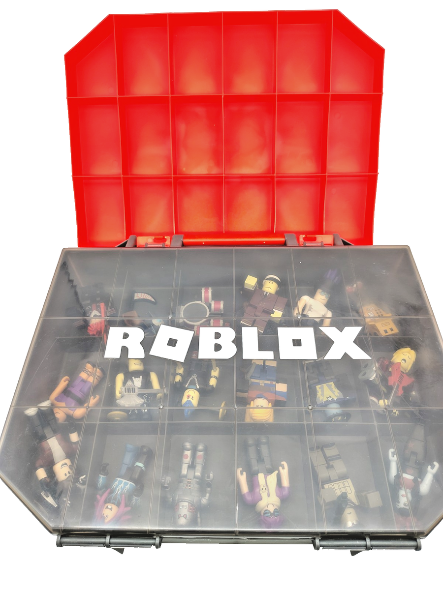 ROBLOX Collector's Tool Box Storage Carry Case w/18 Action Figures