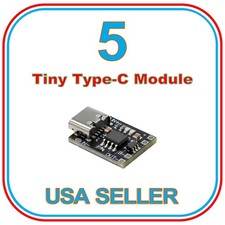 Smallest USB Type C Lithium Battery Charging Module  Protection 3.7V 4.2V