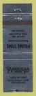 Matchbook Cover - American Motor Inns Aloha OR