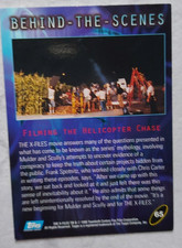 topps The X-FILES Trading Card Game BEHIND THE SCENES Used No. 65