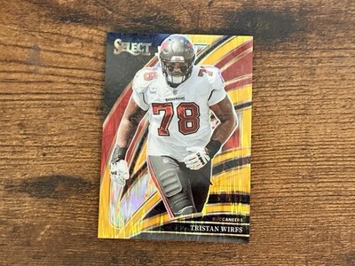 2025 Panini Select - Club Level Tristan Wirfs #238 Gold Shock Wave /10
