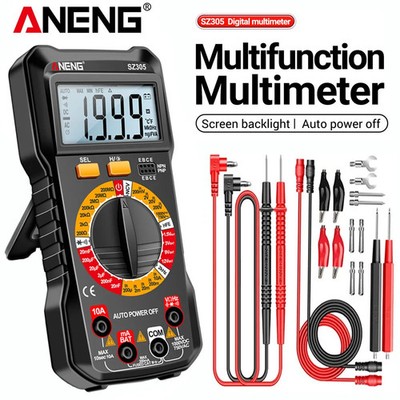 ANENG Multifunction Digital Multimeter AC/DC Voltage Current Capacitance NCV Ind