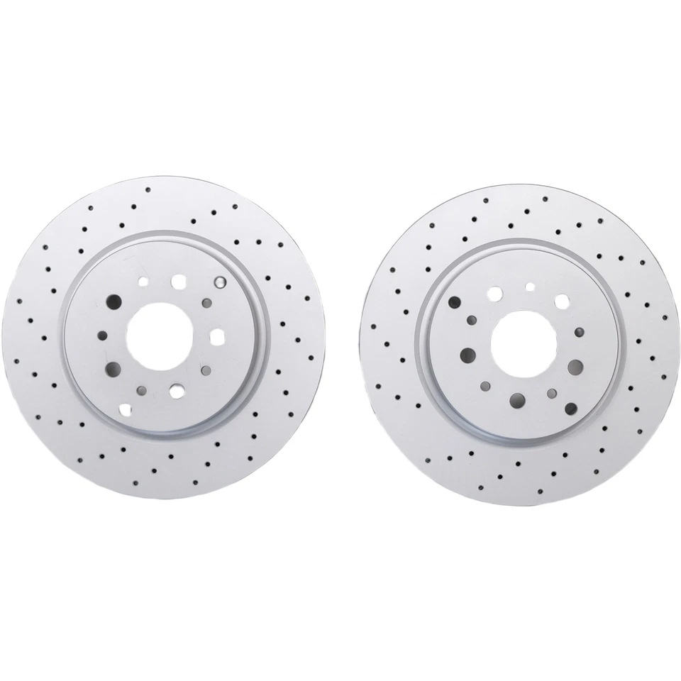 NEW 228411 Rear Brake Rotor Set for Maserati Granturismo Quattroporte Grancarbio - Image 2 of 4