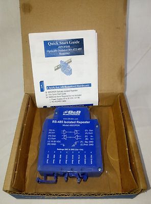B&B ELECTRONICS 485OPDR OPTICALLY ISOLATED RS422/485 REPEATER New