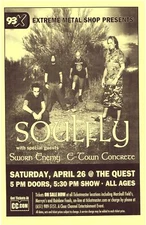 Soulfly Extreme Metal Shop The Quest Flyer Concert Promo Poster 17 x 11