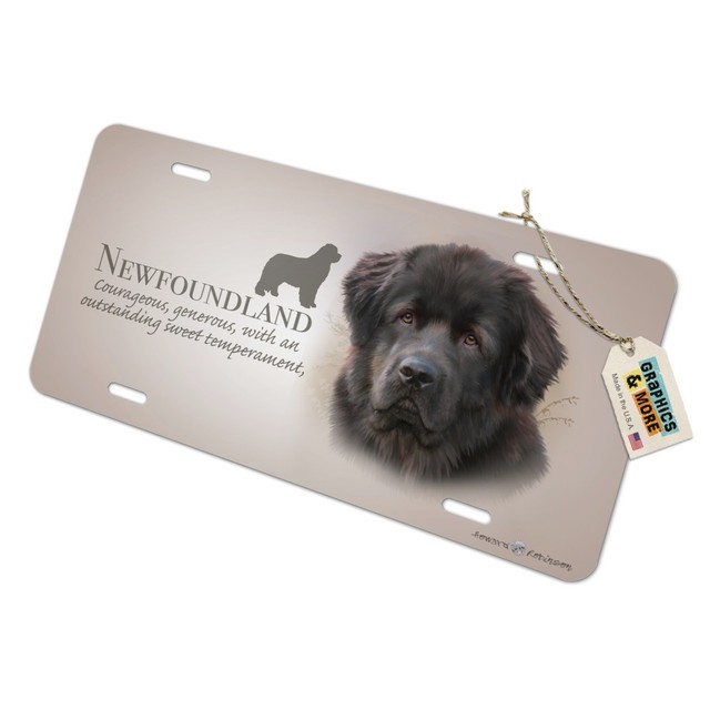 Newfoundland Dog Breed Novelty Metal Vanity Tag License Plate eBay