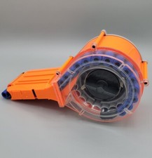 Nerf N-Strike Elite 25 Max Round Ammo Drum Magazine Dart Clip Orange w/ Darts