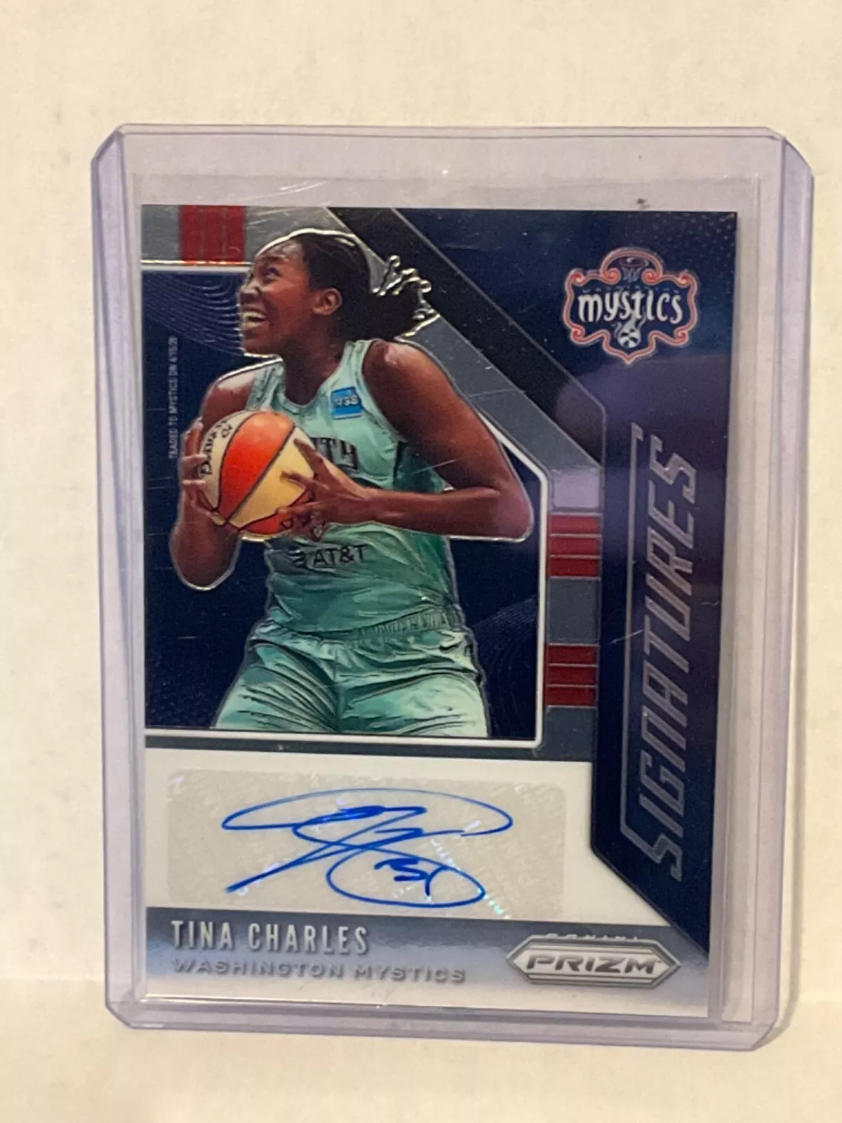 Tina Charles trading card