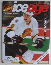 Vancouver Canucks March 25 1996 Program ESA TIKKANEN vs. Los Angeles Kings