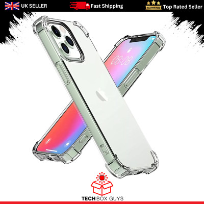 Clear Case für iPhone 16 15 14 Pro Max Plus 13 12 11 XR 7 Stoßfest Handyhülle