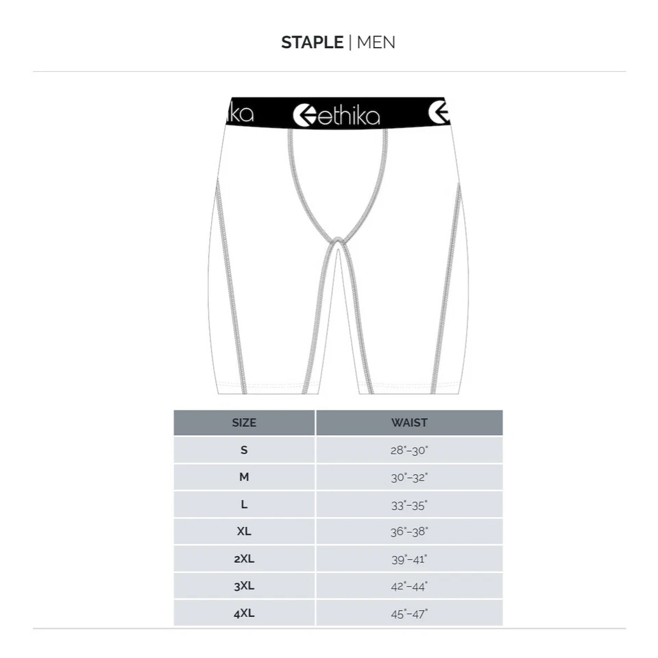 Ethika Sous-vêtements Homme Boxer Court Staple Fit - FIRE WALKER - Photo 3/3