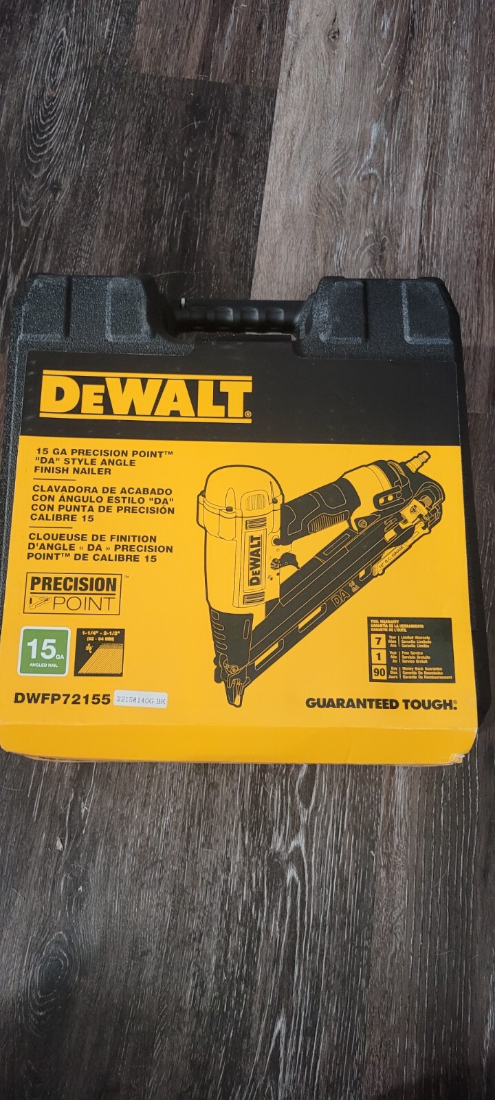 dewalt 15 gauge finish nailer eBay